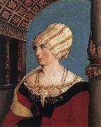 HOLBEIN, Hans the Younger Portrait of the Artist's Wife Spain oil painting artist